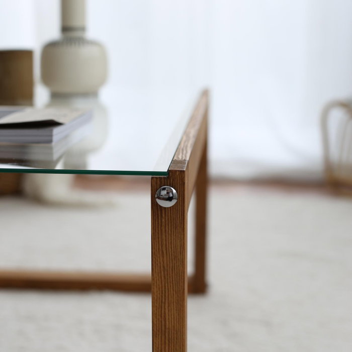 Hanah Home Mesa de centro Via - Wooden